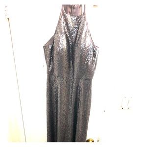 Long Holter top Matte silver size 10